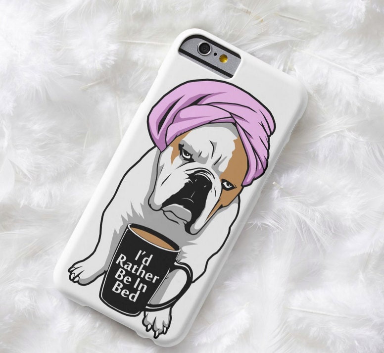 Lightweight iPhone case English Bulldog puppy by InspiredByBronx