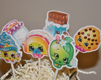 Shopkins Cupcake Toppers Set of 12