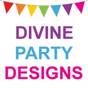 Trendy cute and affordable printable party by DivinePartyDesign