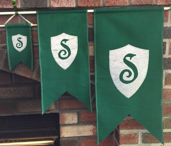 Slytherin House Banner by Dariti Designs