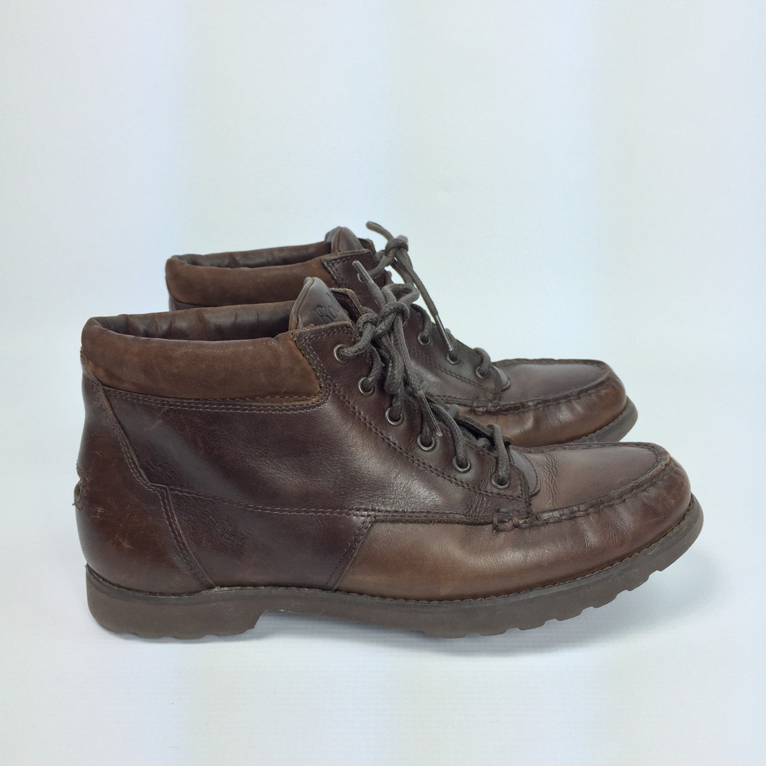 Size 8.5 Rockport Boots Vintage Leather Hiking Shoes