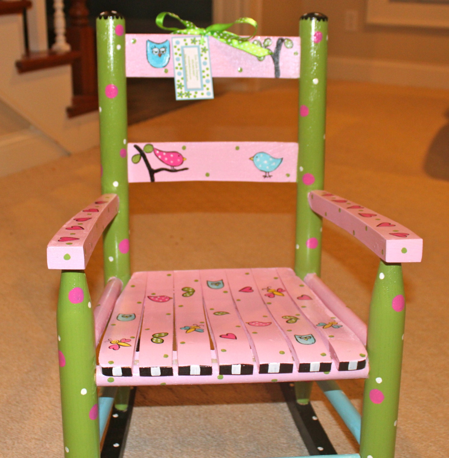 Hand Painted childs Rocking Chair