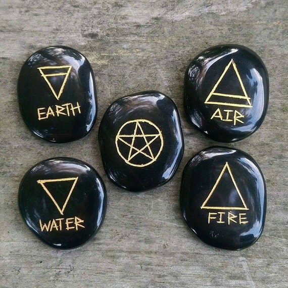 Black Jasper Five Element Healing Set
