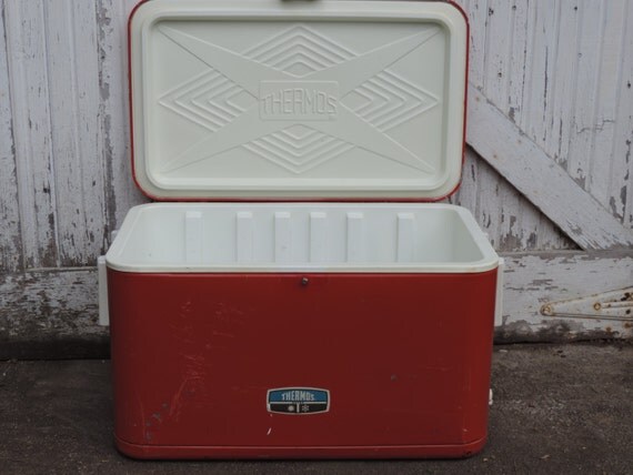 vintage thermos cooler