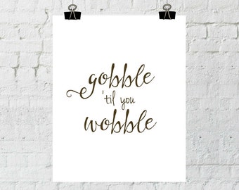 Til you wobble | Etsy