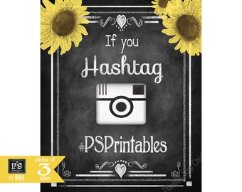 Printable Thank you Chalkboard tags 2x3 instant by PSPrintables