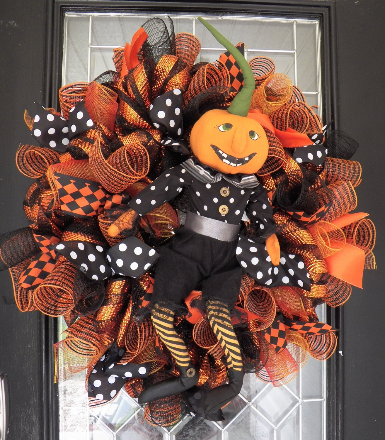 28 Deco Mesh Halloween Wreath Halloween Decoration 5516