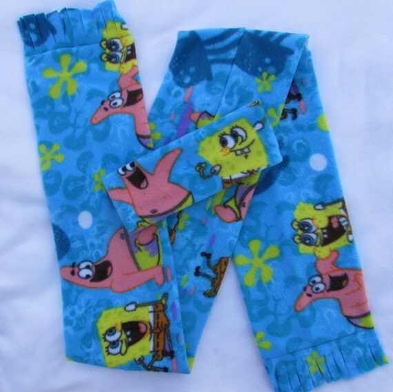 Sponge Bob fleece headband and scarf set size toddler and school age