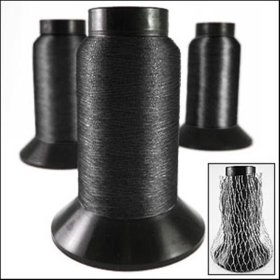 Embroidery thread. Black lurex thread 1000m JR04942