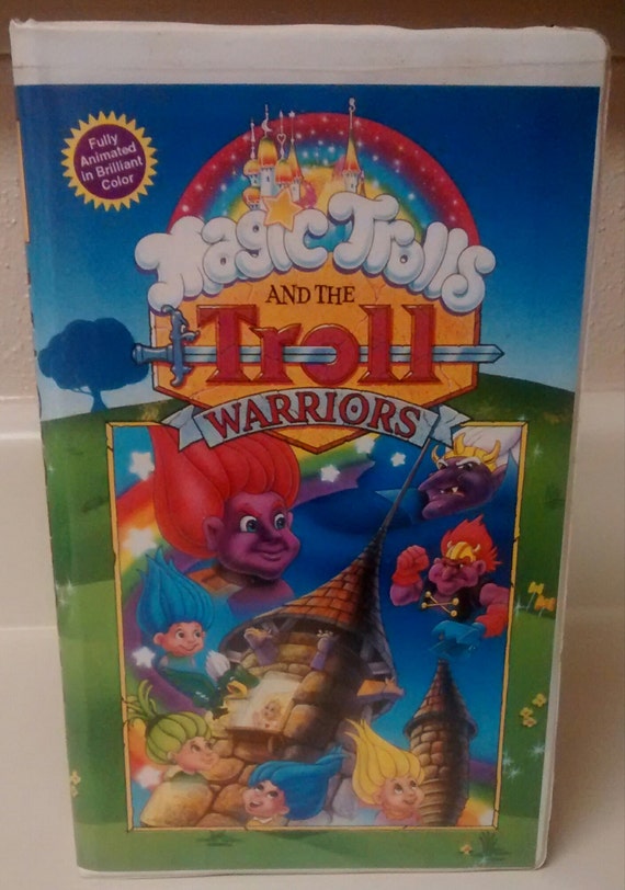 Magic Trolls and the Troll Warriors VHS clamshell