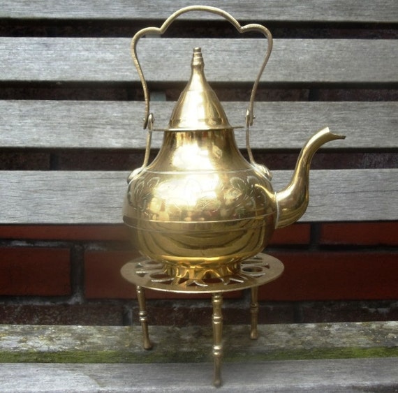 Vintage brass teapot antique brass teapot brass kettle