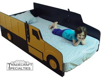 truck twin kids bed frame handcrafted truck themed childrens bedroom furniture cement - Childrens Bed Frames truck twin kids bed frame handcrafted truck themed childrens bedroom furniture cement - Childrens Bed Frames