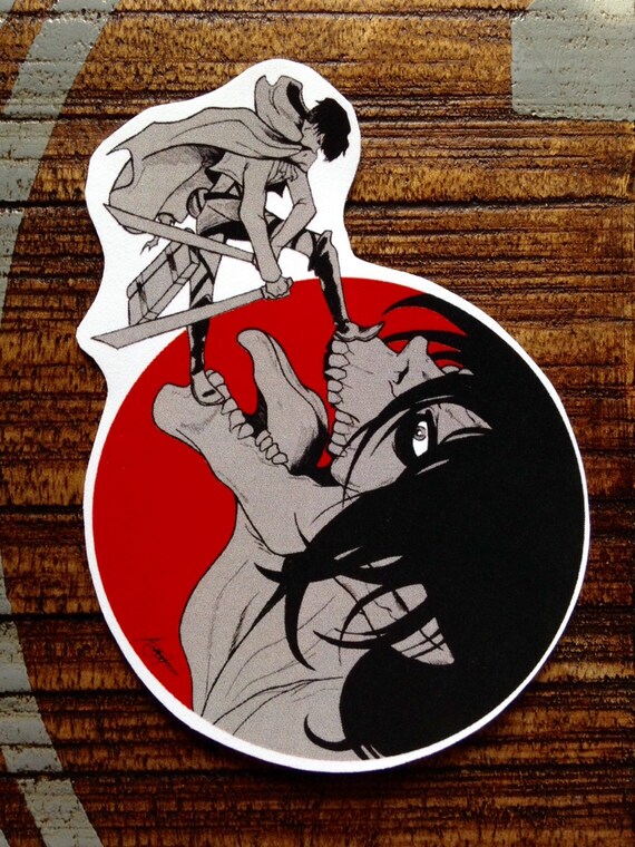 Attack on Titan Sticker by ArtisticCole on Etsy