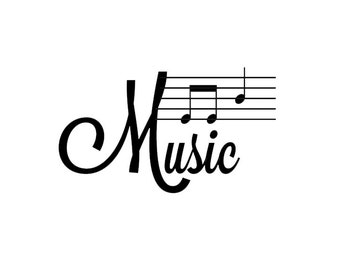 font that looks like music notes for word