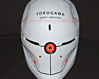 Finish & Ready to Ship 1:1 Wearable Custom Halloween Costume from Metal Gear Game, DJ Mask Cosplay, Metal Gear Solid Gray Fox Helmet MA203