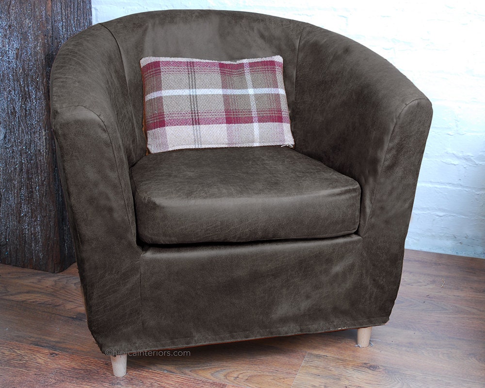 Black Leather Tub Chair Ikea