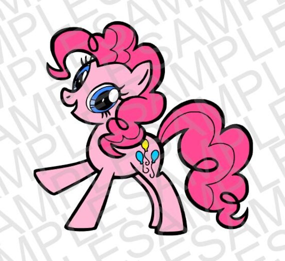 Download My Little Pony Inspired Pinkie Pie SVG DXF by ...