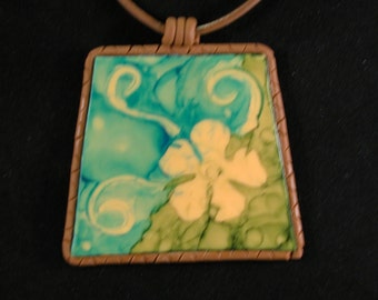 Faux Batik on Polymer Clay: a surface technique tutorial
