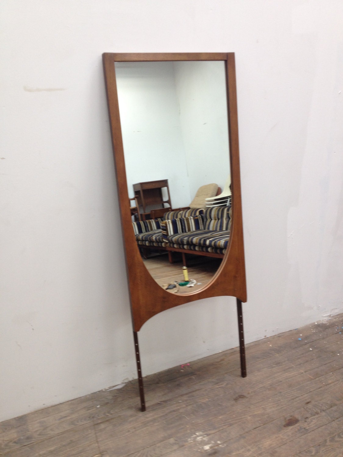 Sculptural MCM Broyhill Brasilia mirror Haute Juice