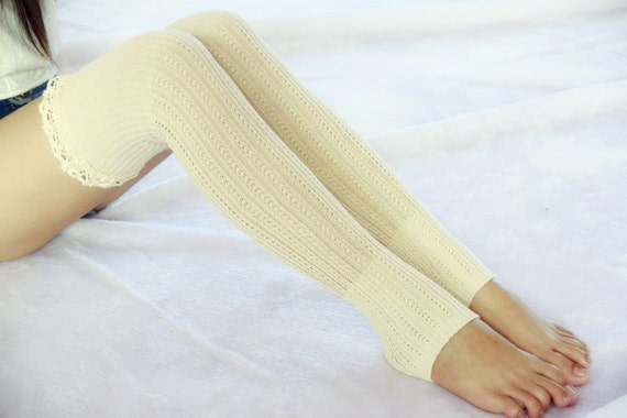 lace socks long