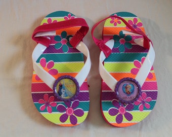 Items similar to One Direction Bottle Cap Flip Flops on Etsy