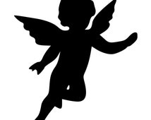 Popular items for angel silhouette on Etsy