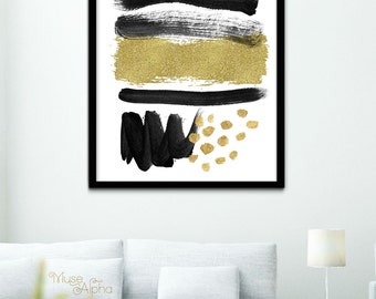 Black And Gold Wall Art gold wall art | etsy Black And Gold Wall Art gold wall art | etsy