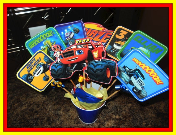 Blaze and the Monster Machines Centerpiece / 8 Piece  Etsy