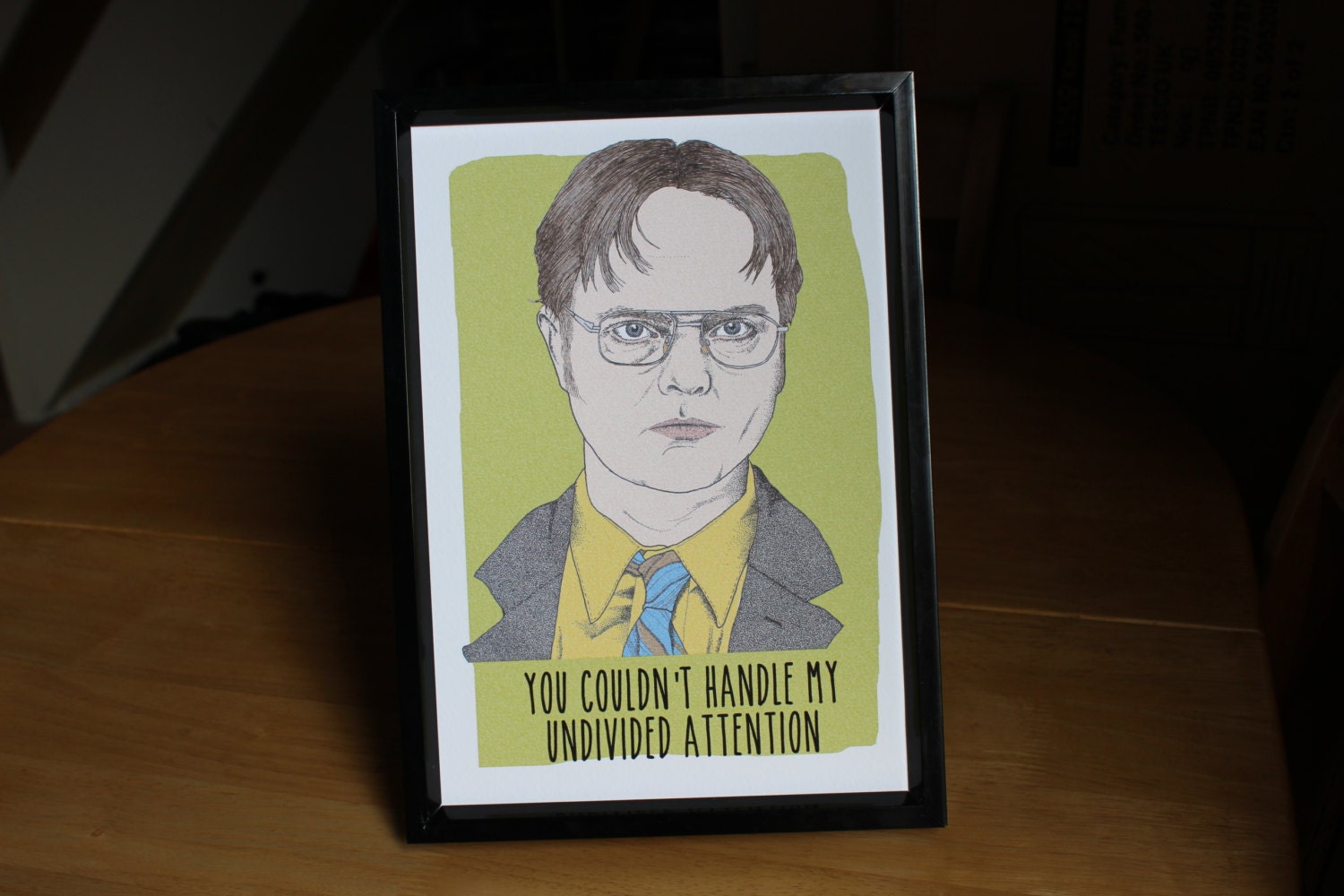 Dwight Schrute The Office Illustration Art Print 