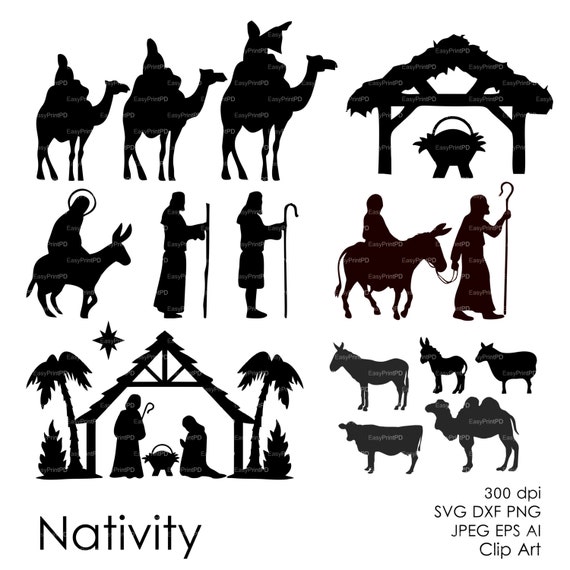 Download Search Results for "Nativity Silhouette Templates ...