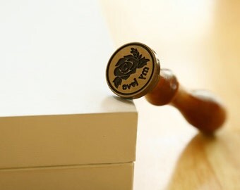 Customize Wax Seal Stamp,Monogram Name Seal Stamp,Wax seal Stamp with gift box and wax stick