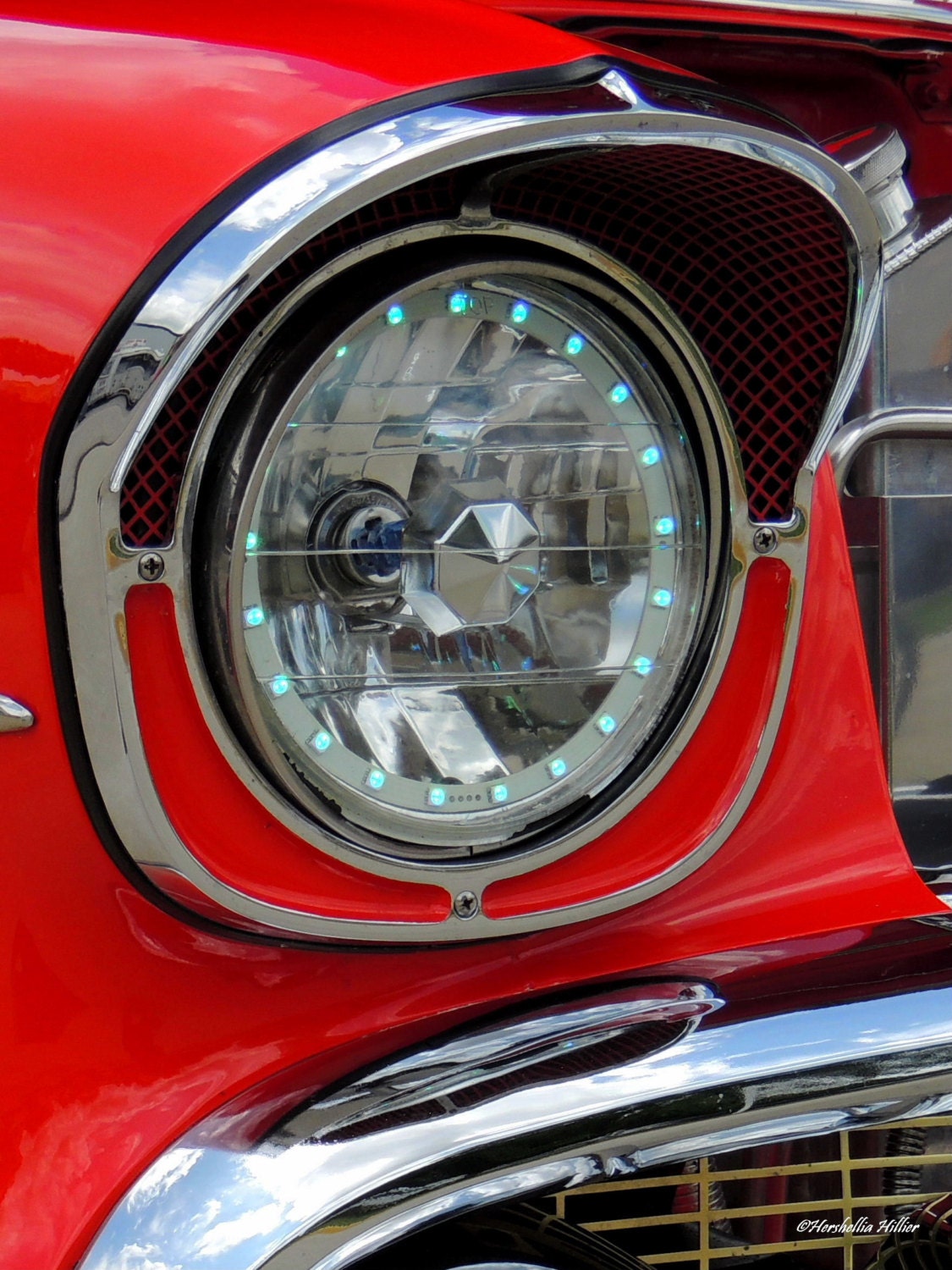 57 Chevy Headlight Classic Car DecorGarage Art Home Decor