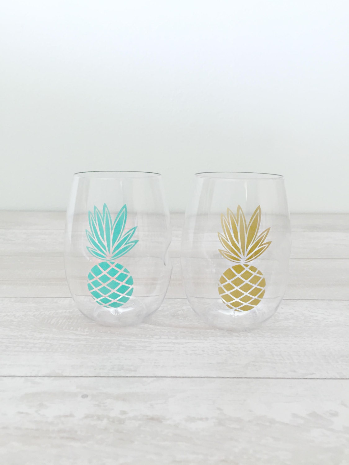 Pineapple Wine Glasses Set of 4