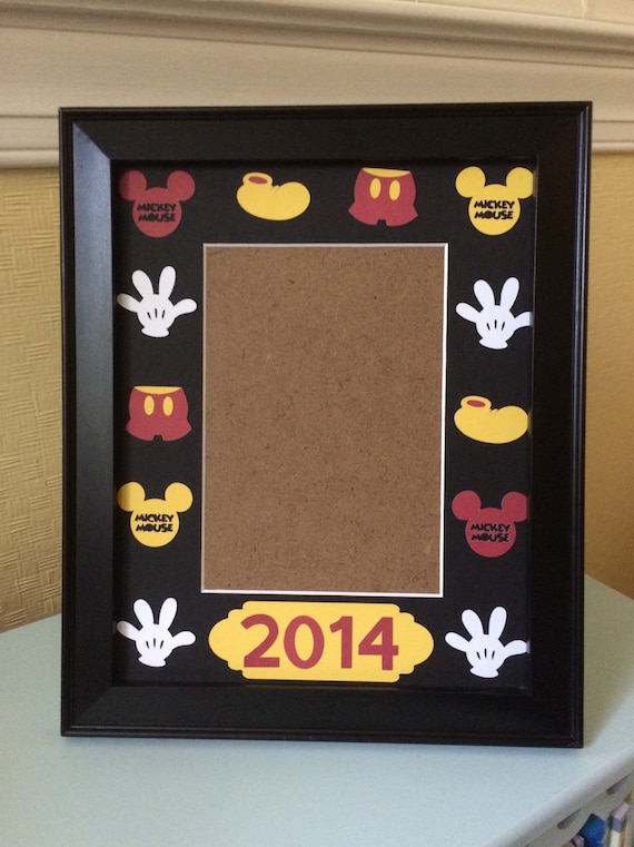 Personalized Disney World Mickey Mouse Photo Mat by AHeartFeltHome