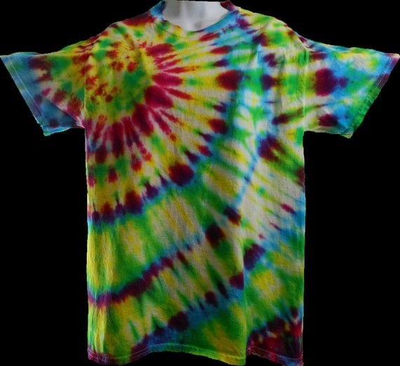 Beautiful Tie Dyed T-Shirt. Hand dyed with fiber reactive dyes
