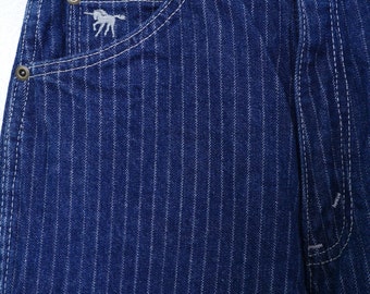 Pinstripe jeans | Etsy