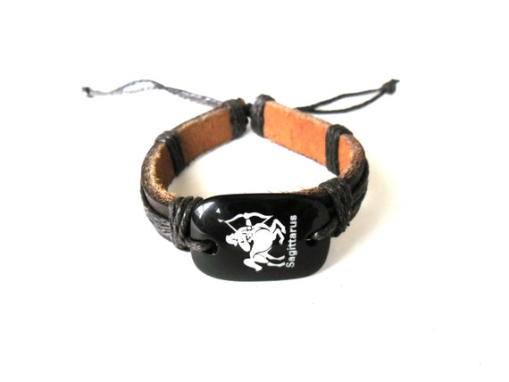 sagittarius astrology bracelet adjustable wrapped zodiac mens sagittarius astrology bracelet adjustable wrapped zodiac mens