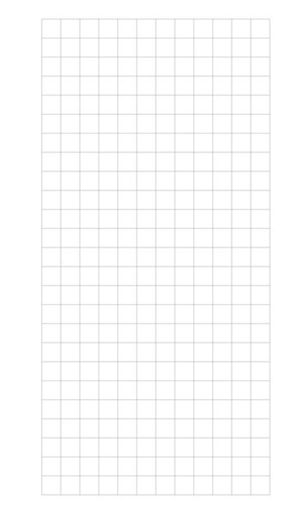Graph Paper Printable Planner Pages Personal Size Instant