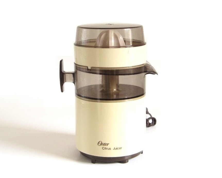 Oster Citrus Juicer 4100 06A Beige Brown 1980s Small Kitchen