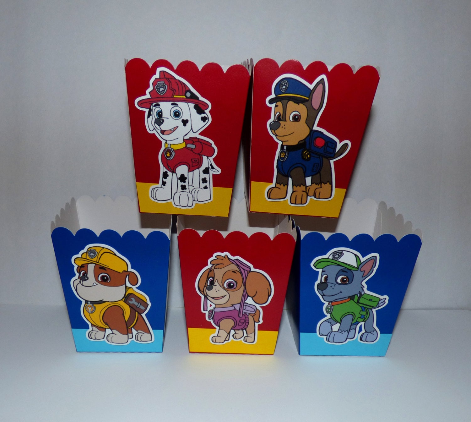 Paw Patrol Popcorn Boxes Snack Boxes Candy by PishPoshPartique