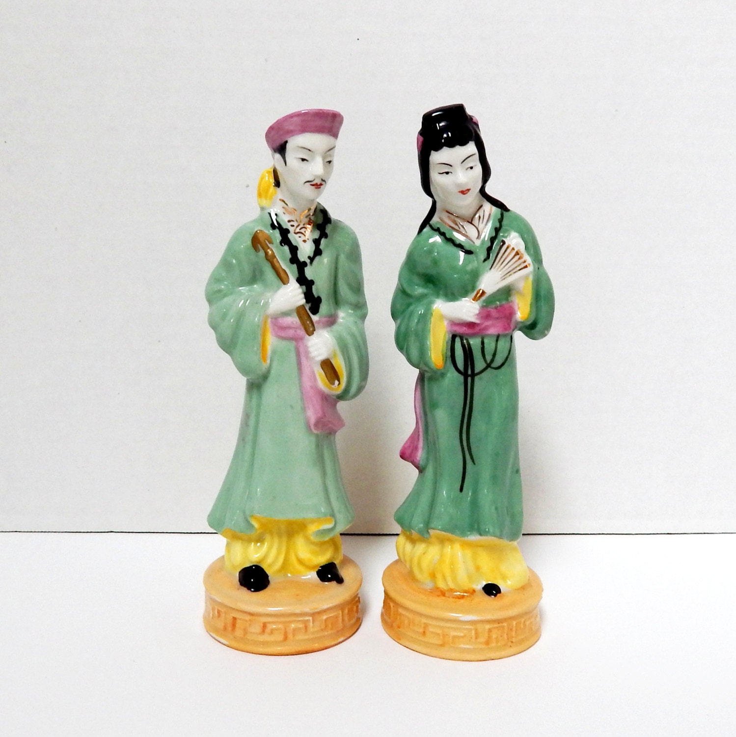 miniature oriental figurines