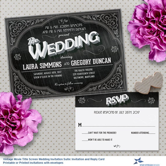 Vintage Wedding Invitation Grunge Background Title Stock ...