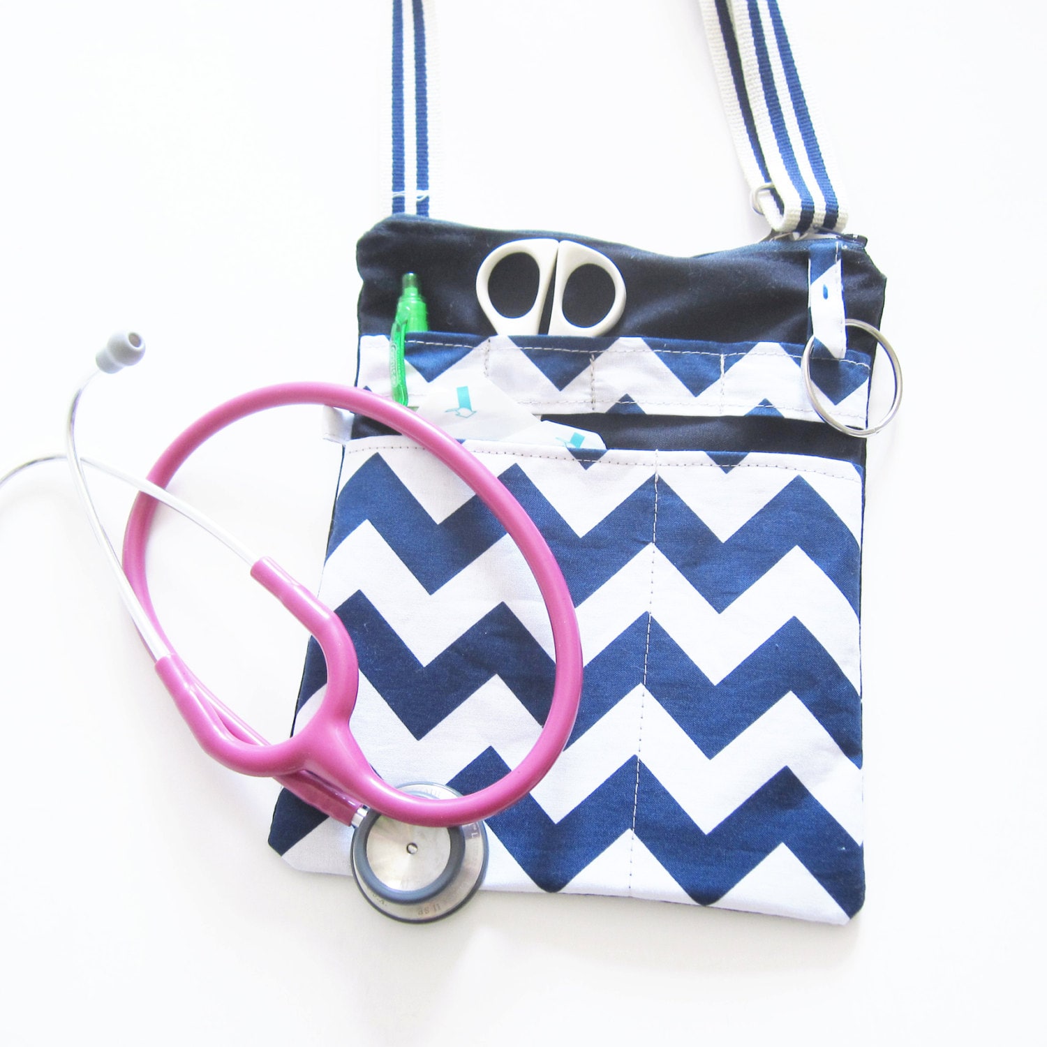 Zipper Nurse bag Stethoscope holder waist nurse bag by ippoippo