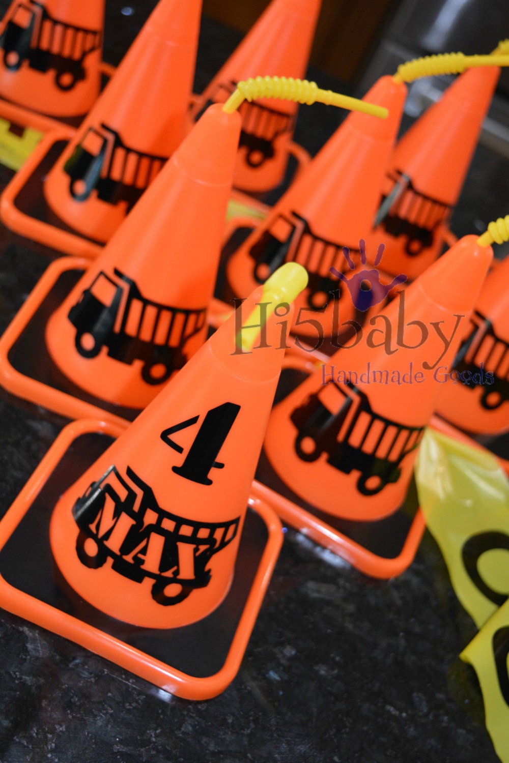 construction cone cups/ cone cups/ orange cone cups/