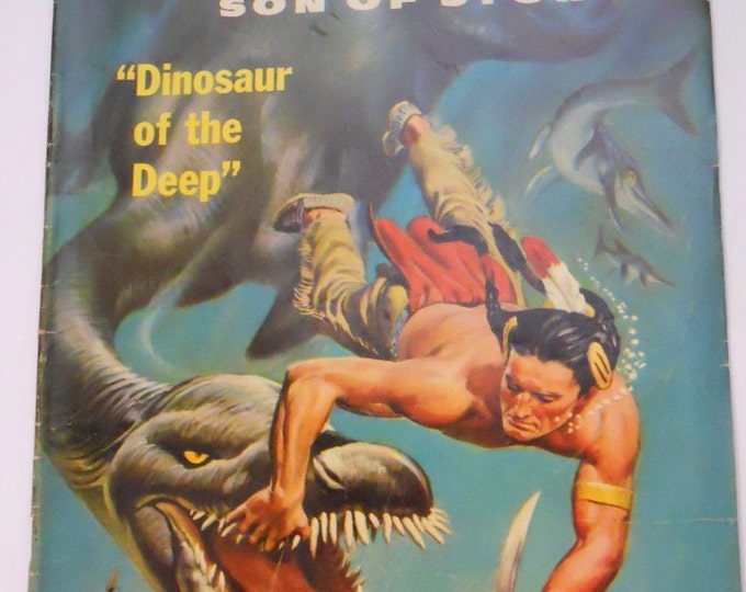 Dell Comics Turok Son of Stone #8, June-Aug, 1957, VG