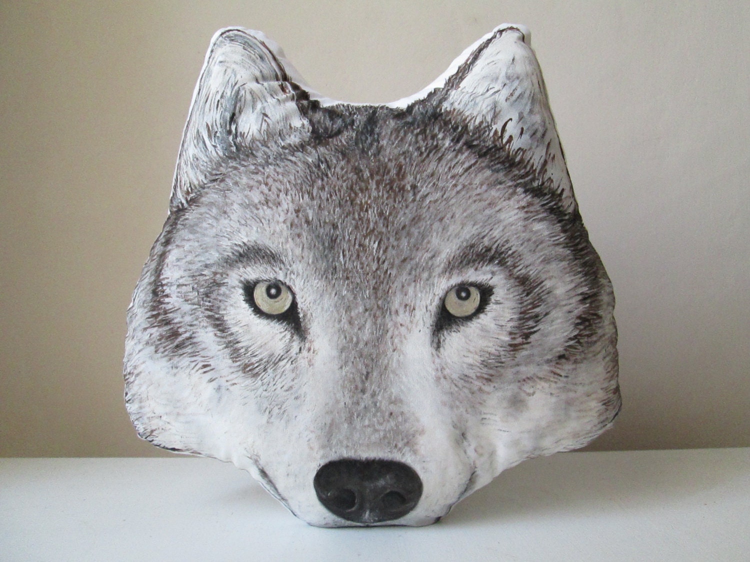 wolf pillow pet