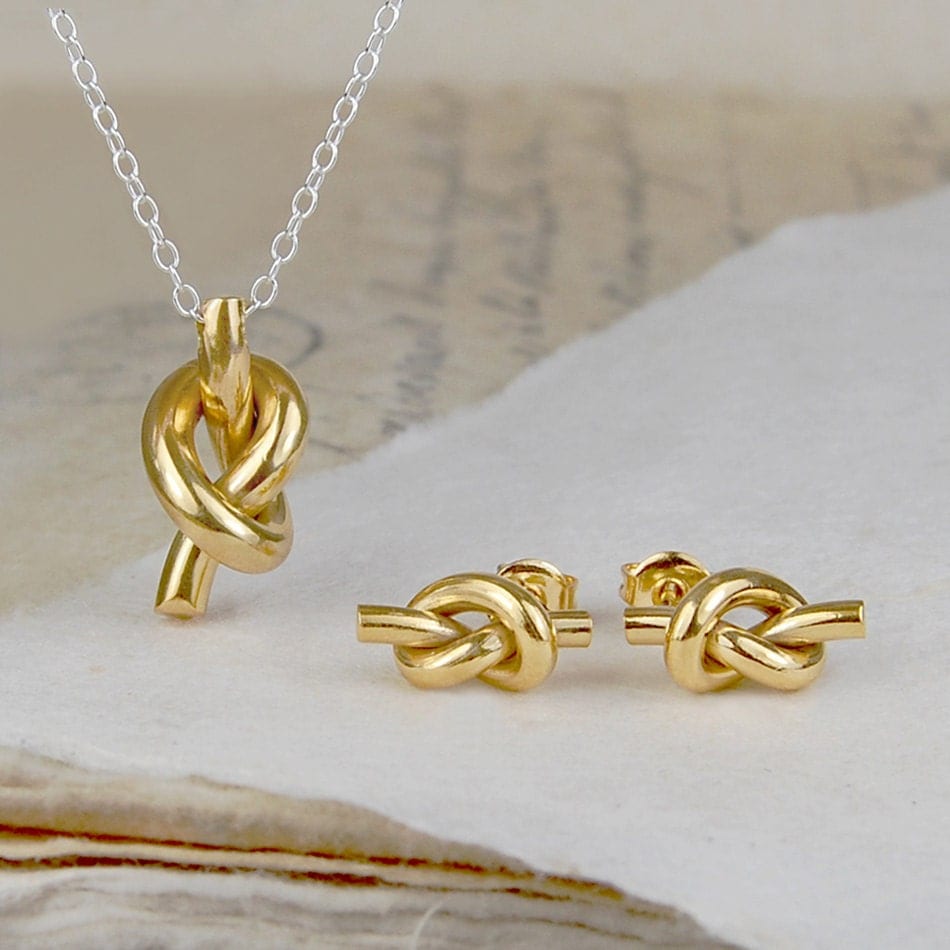 gold friendship earrings