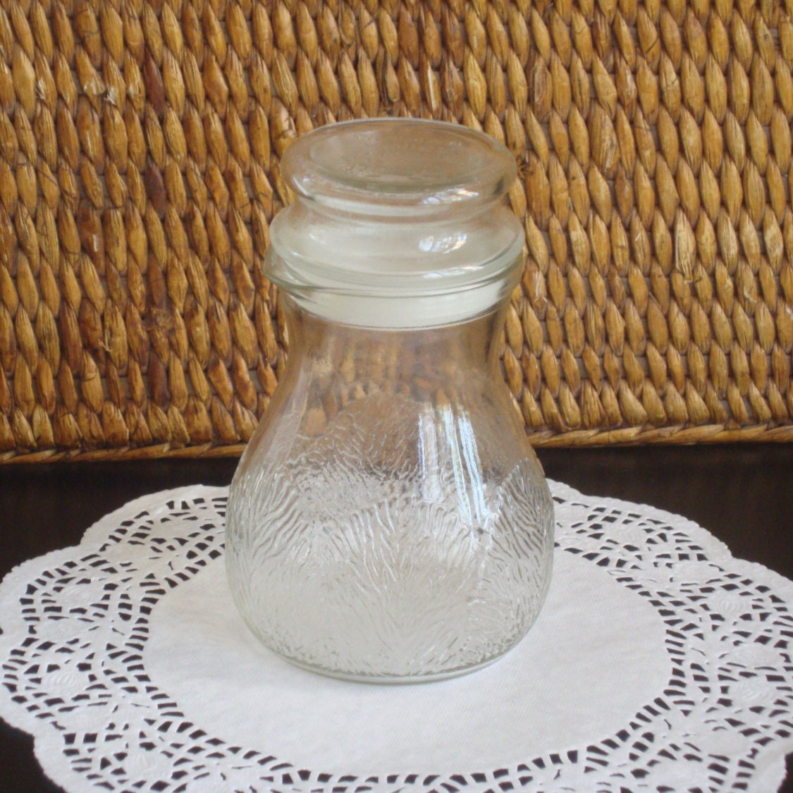 Vintage Hidden Valley Ranch Dressing Shaker Jar Glass Mixing