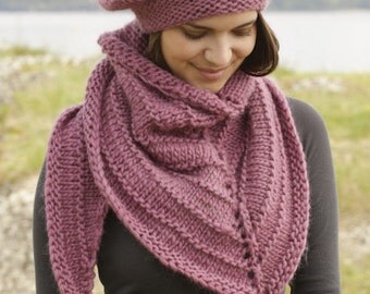 ALL COLORS AVAILABLE! Handmade knitted hat, wool beret, winter hat, winter beret, knitted beret, wool scarf.