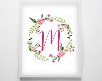 Decorative Initials Wall Art